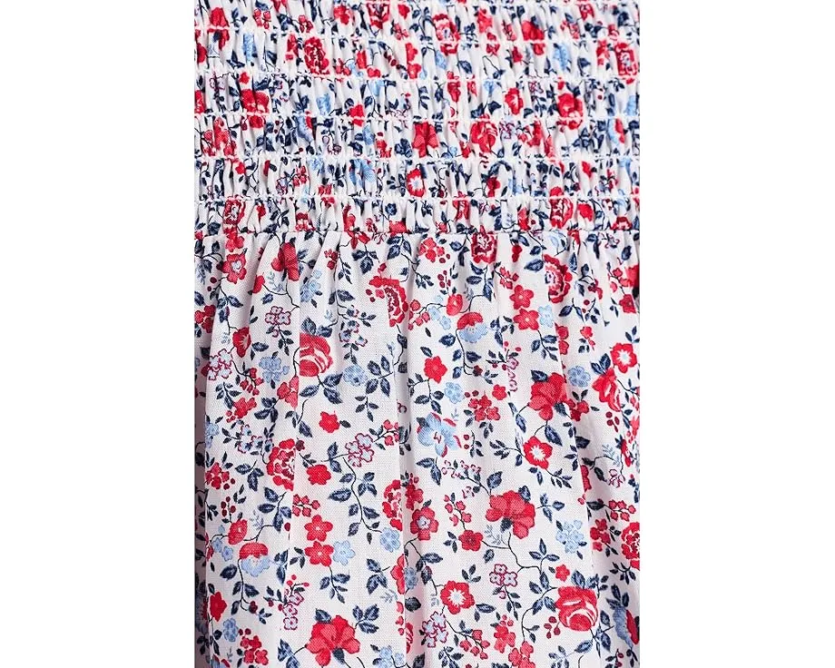 Платье Janie and Jack с присборенным лифом и цветочным принтом