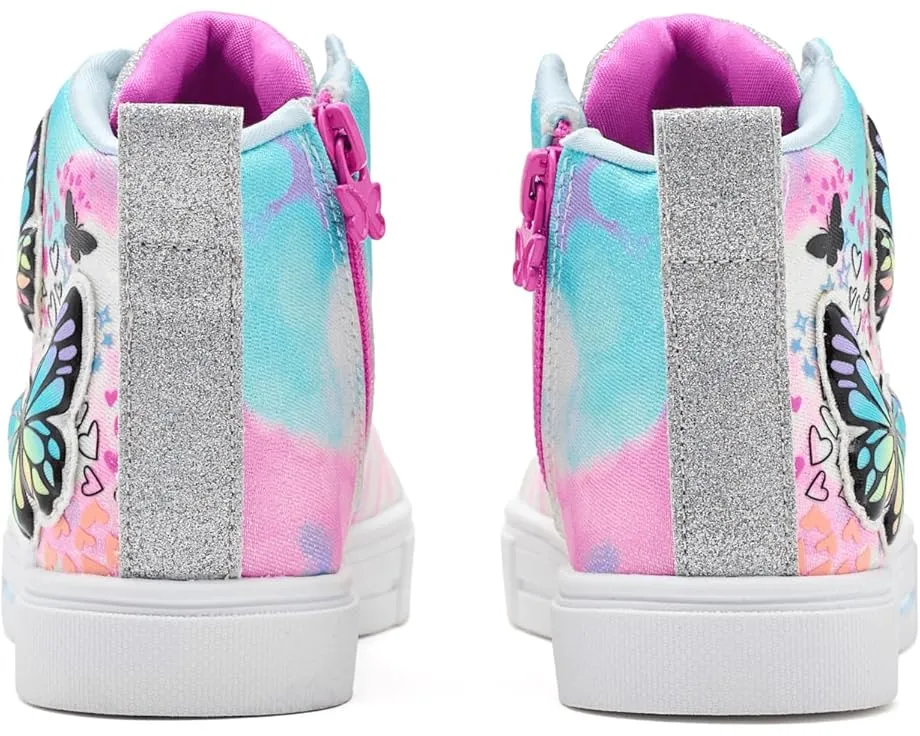 Детские кроссовки SKECHERS KIDS Twinkle Sparks с подсветкой и аппликациями
