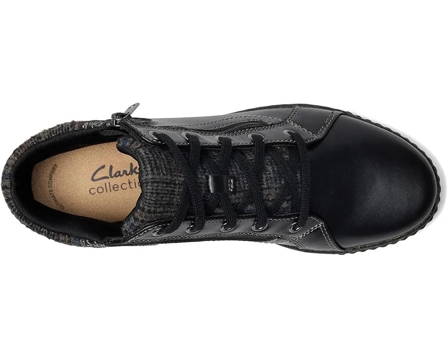 Ботинки Caroline Spice из кожи и текстиля на шнуровке и молнии