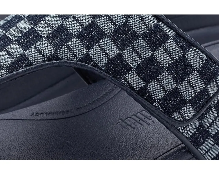 FitFlop Сандалии F-Mode Go Adj. в клетку и деним