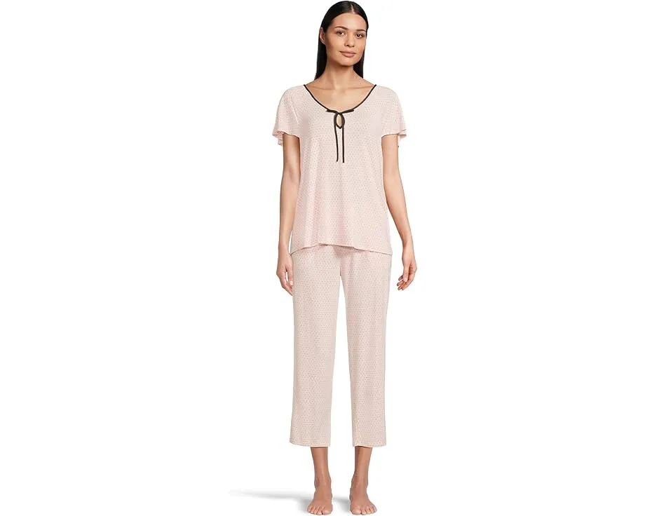 Короткий пижамный сет с коротким рукавом от Kate Spade New York из модала