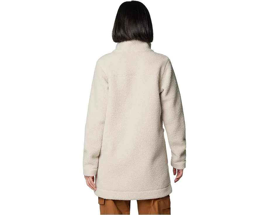 Длинное пальто Columbia Plus Size Panorama с ветрозащитным клапаном