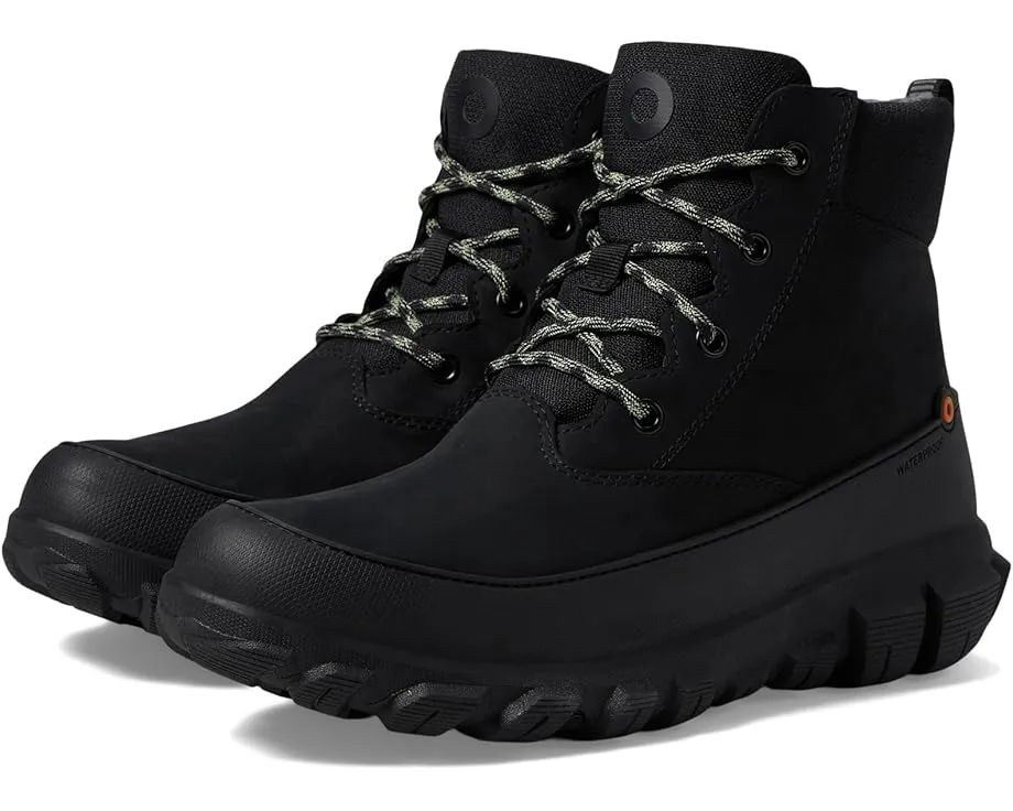 Ботинки Bogs Cedar Mid Lace на шнуровке с кожаным верхом и рейтингом комфорта до -25°C