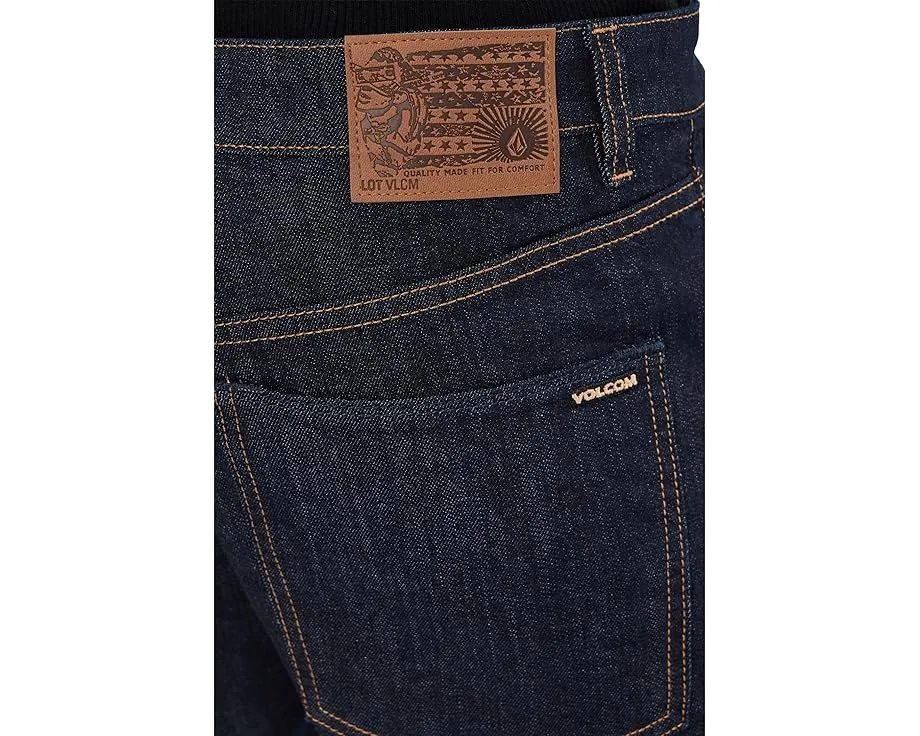 Джинсы Volcom Solver Denim с зауженным кроем и дополнительным внутренним карманом