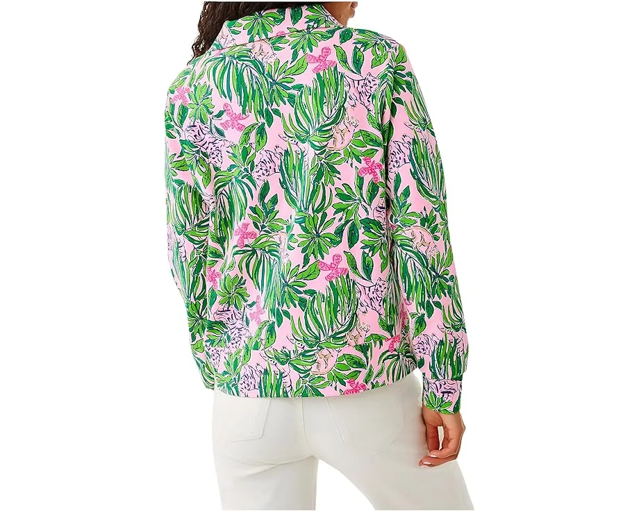 Lilly Pulitzer толстовка Eleni с защитой UPF 50+ и молнией