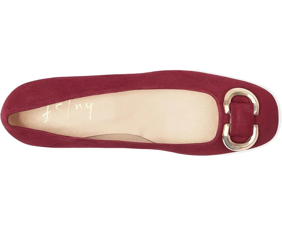 Туфли French Sole Pamela на невысоком каблуке из замши