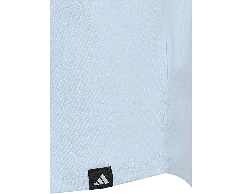 Футболка adidas Kids с коротким рукавом и ярким логотипом из фольги