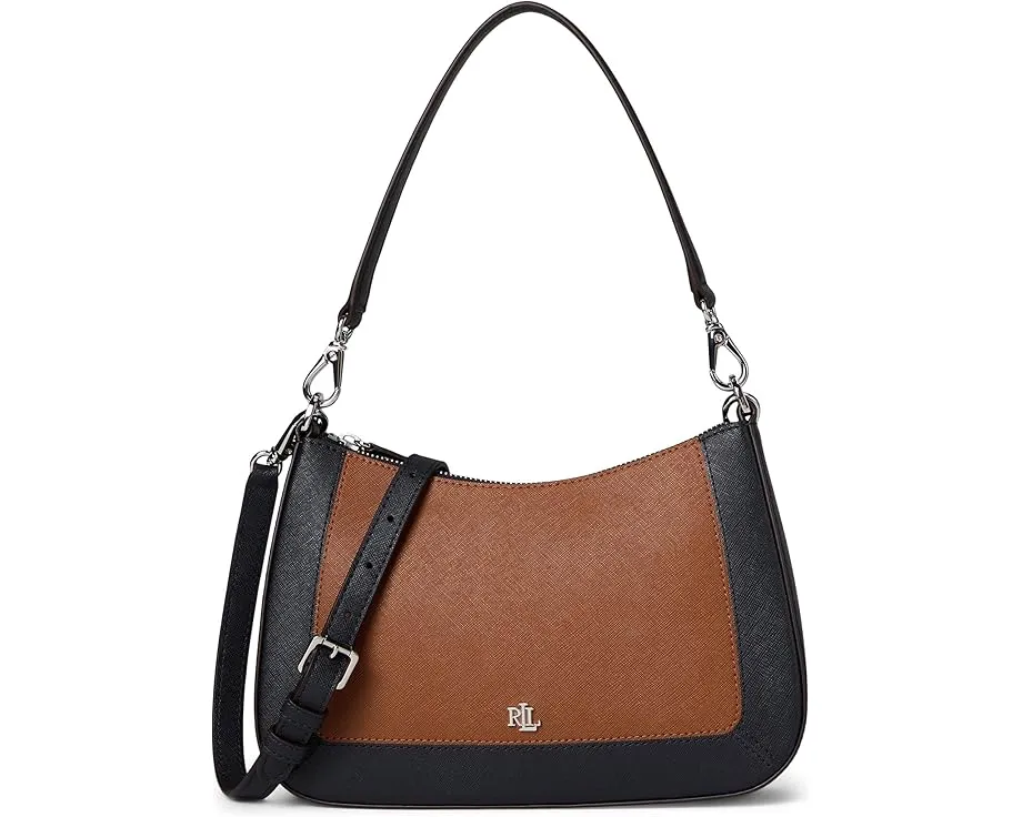 Сумка Lauren Ralph Lauren Crosshatch Leather Medium Danni Bag из телячьей кожи