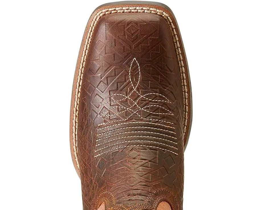 Ковбойские сапоги Round Up с широким квадратным носком и технологией StretchFit от Ariat