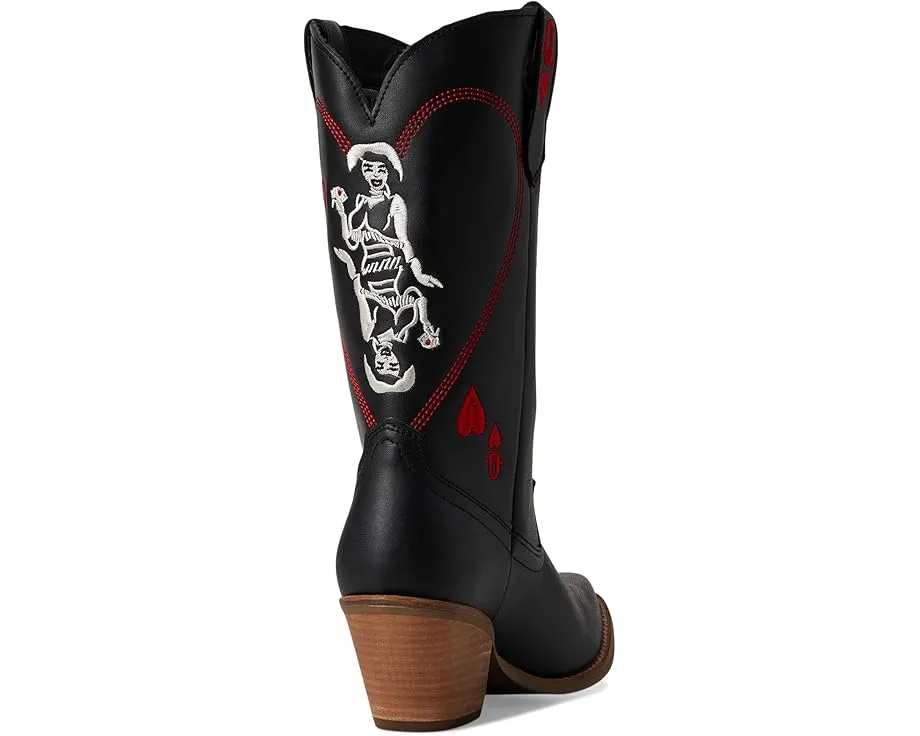 Ботинки Dingo Queen A Hearts с острым носком и ковбойским каблуком