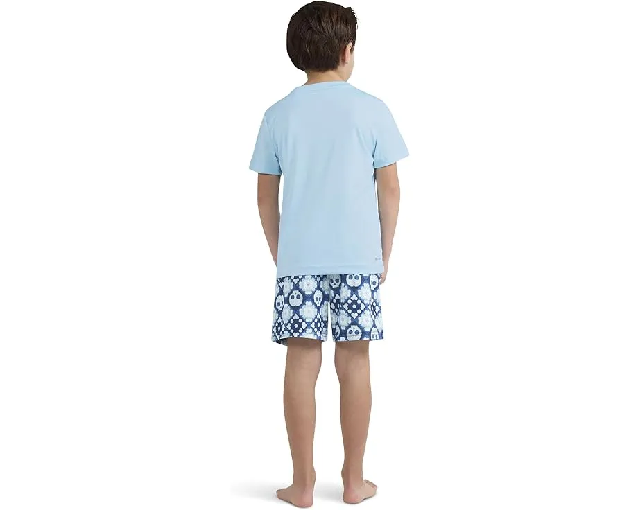 Купальный комплект Hurley Kids Crochet Skull с защитой UPF 50+