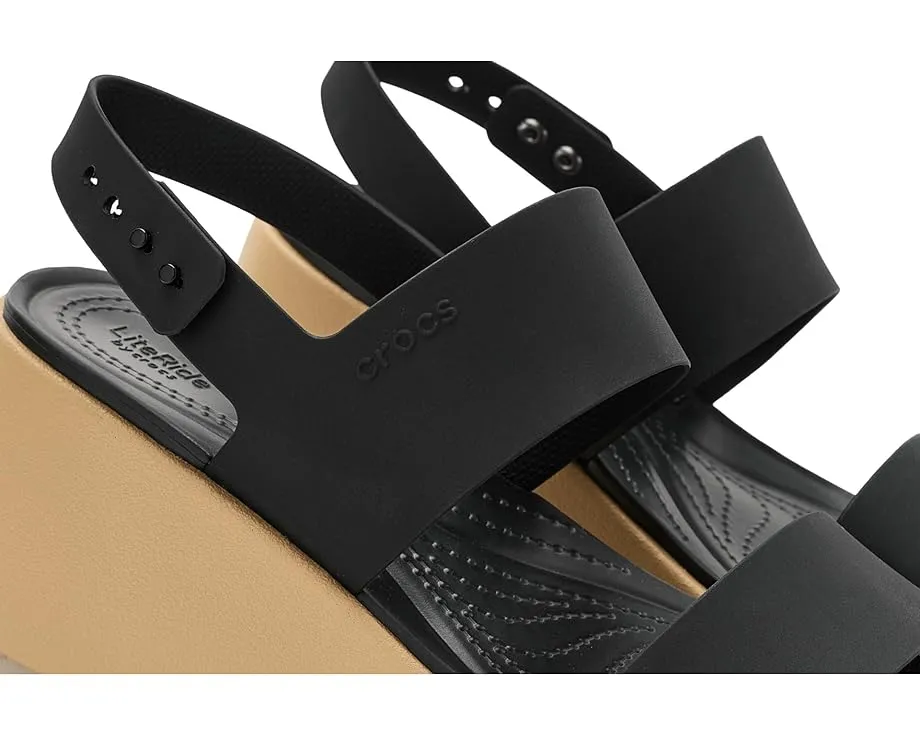 Босоножки Crocs Brooklyn Sky на платформе с технологией комфорта LiteRide