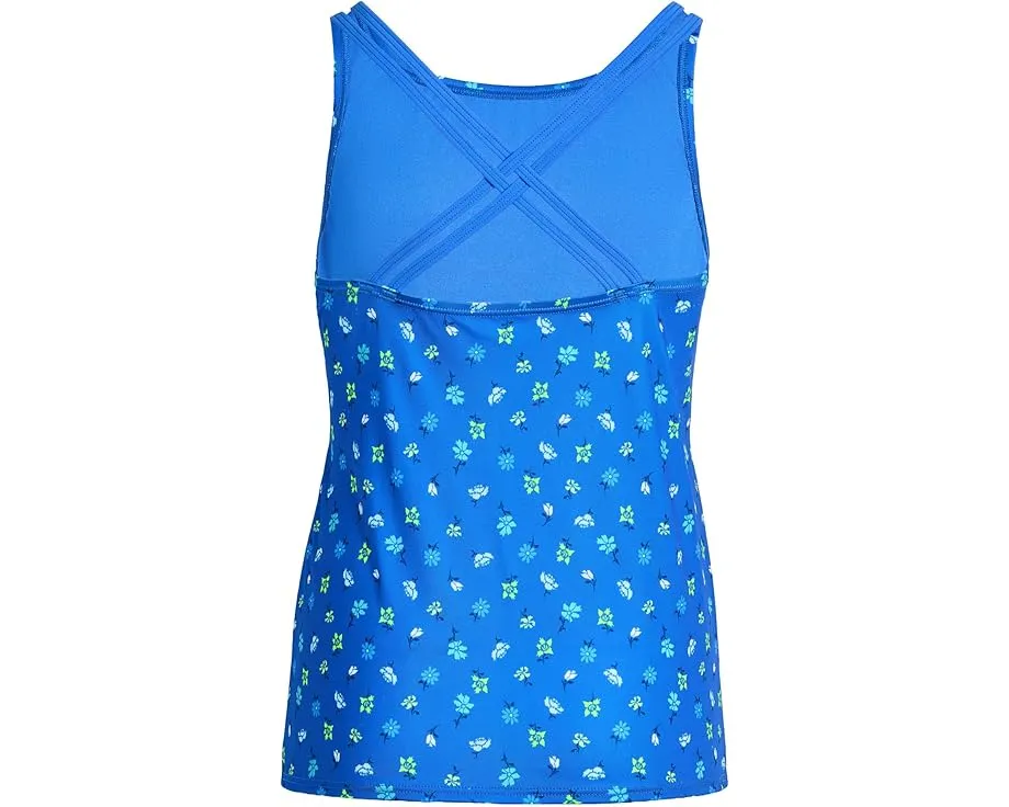 Nike Kids Комплект танкини Crafted Blooms с перекрестными лямками и сплошной подкладкой