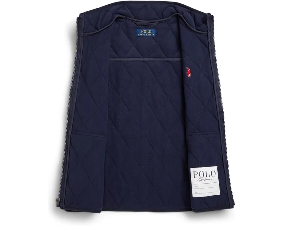 Polo Ralph Lauren Kids утепленная стеганая жилетка с флисовой подкладкой для детей постарше