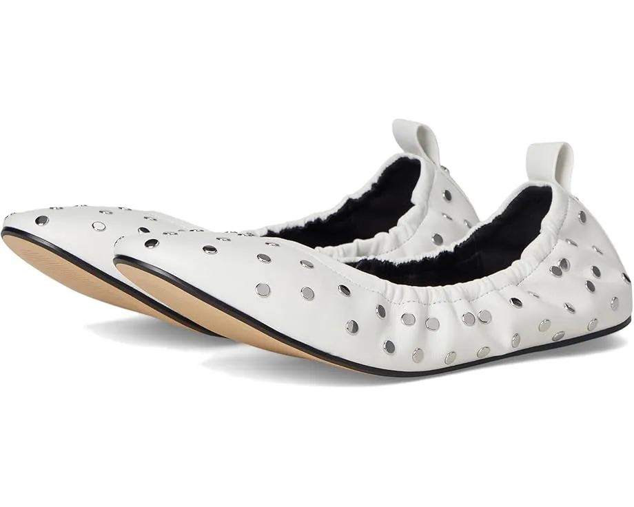 Балетки Amy с декоративными шпильками по всей поверхности