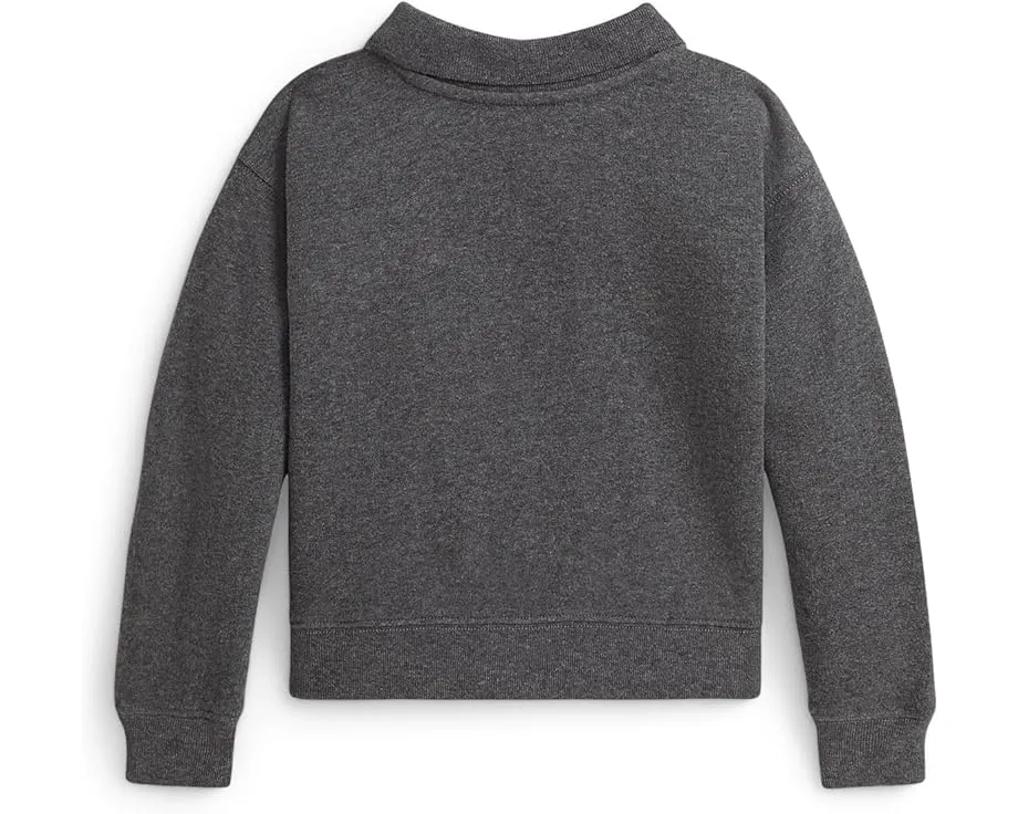 Детская толстовка-поло Polo Ralph Lauren Kids из флиса с логотипом