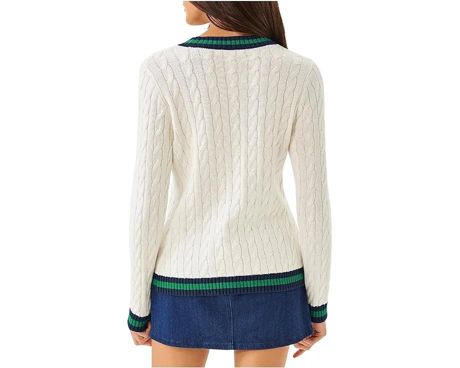 Кардиган Lilly Pulitzer Brockton из хлопка с V-образным вырезом