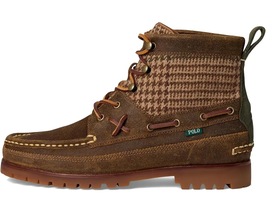 Ботинки Ranger Mid из замши и шерстяного твида Polo Ralph