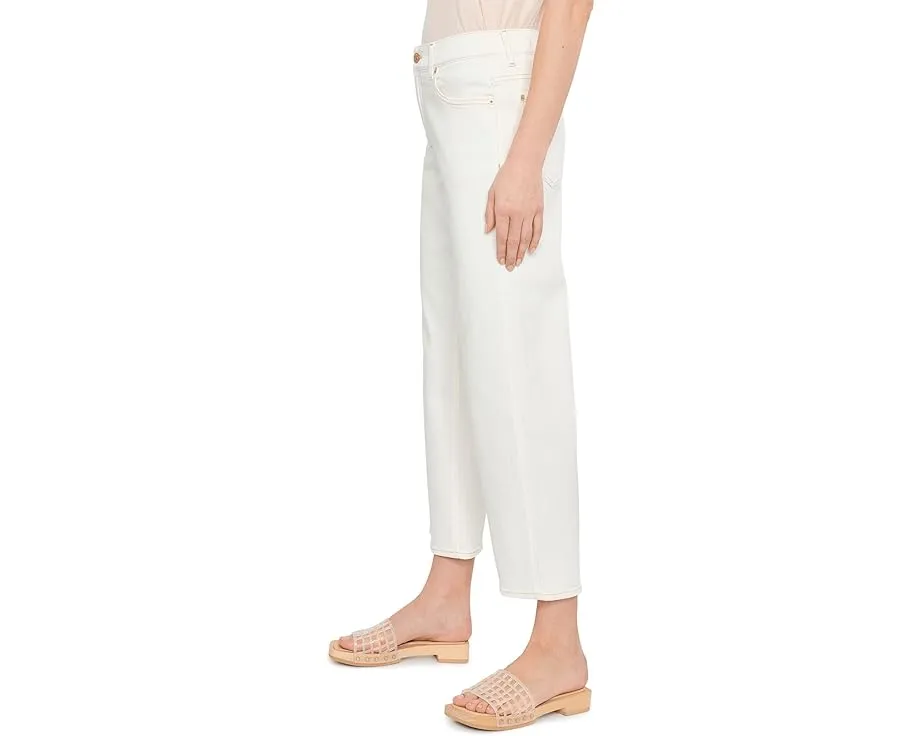 Джинсы 7 For All Mankind с прямым кроем и высокой посадкой Stovepipe Straight Ankle