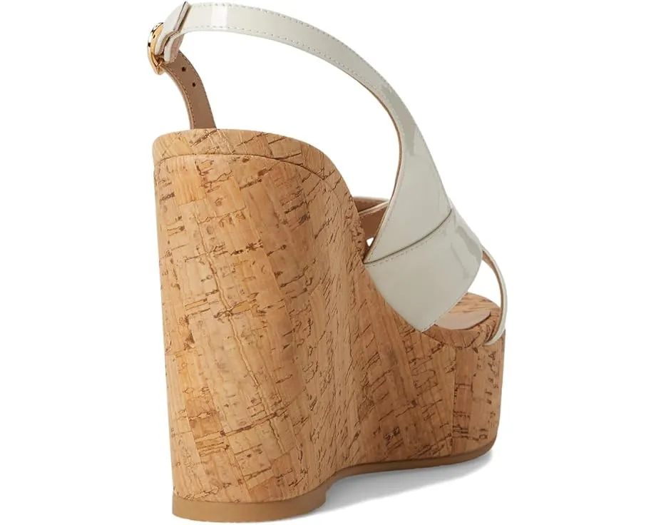 Сандалии Stuart Weitzman Dayna Slingback Wedge на танкетке с ремешком через пятку
