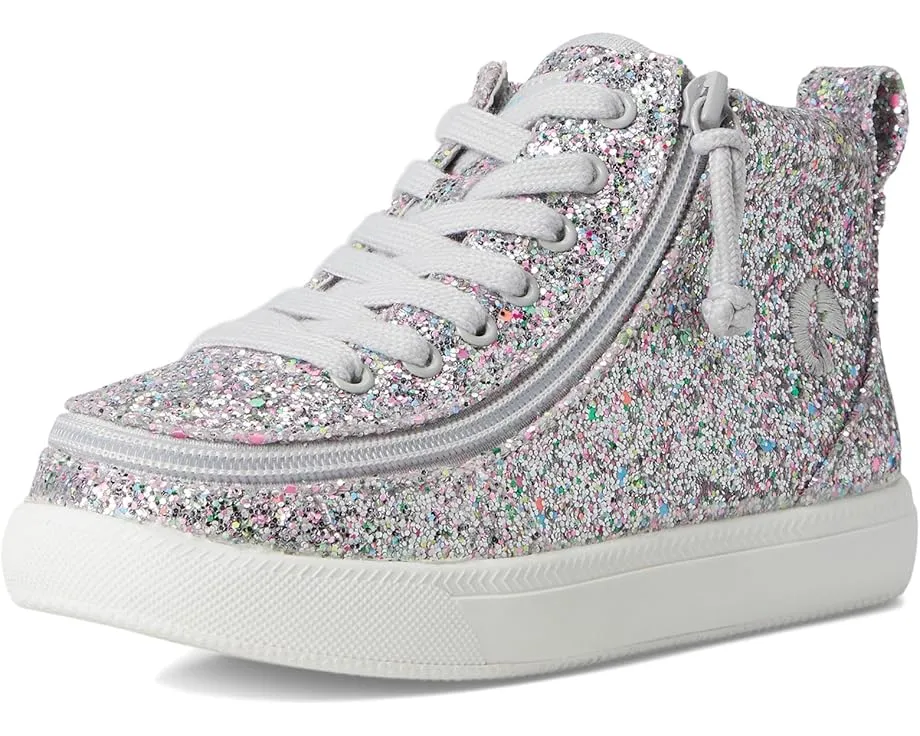 Детские кроссовки BILLY Footwear Kids Glitter BILLY Classic D|R II High с блестками и молнией