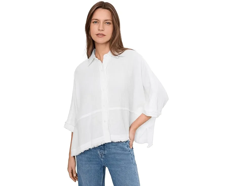 Топ Happy Days Free People корсетный в стиле деним