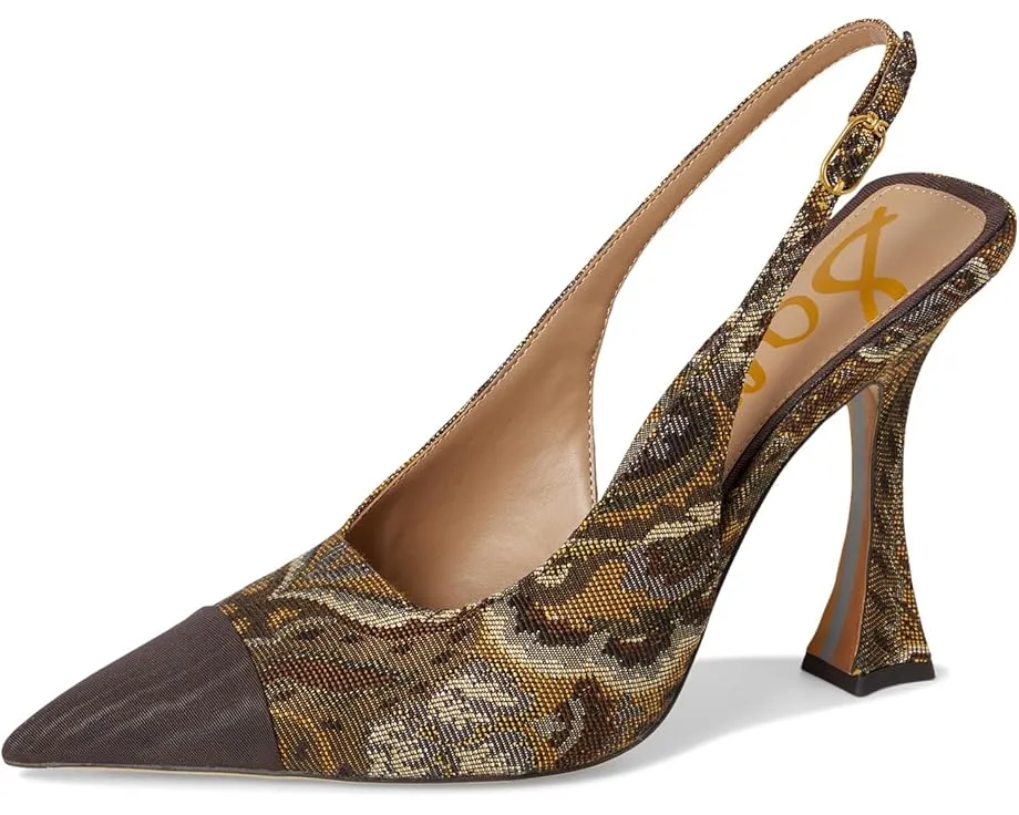 Туфли Sam Edelman Odette 2 с мыском контрастного цвета и расклешенным каблуком