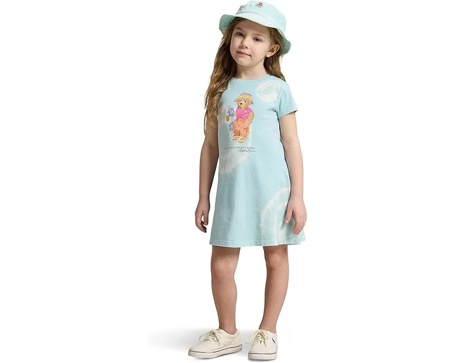Тай-дай платье Polo Bear из хлопкового джерси