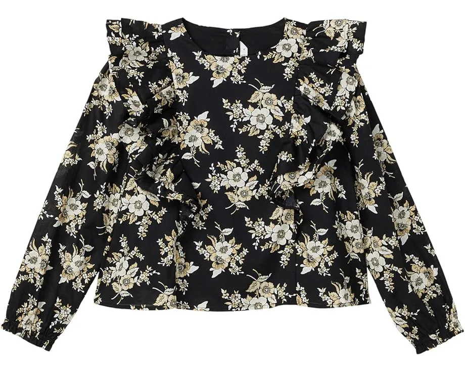 Блузка из тканого хлопка с цветочным принтом Janie and Jack