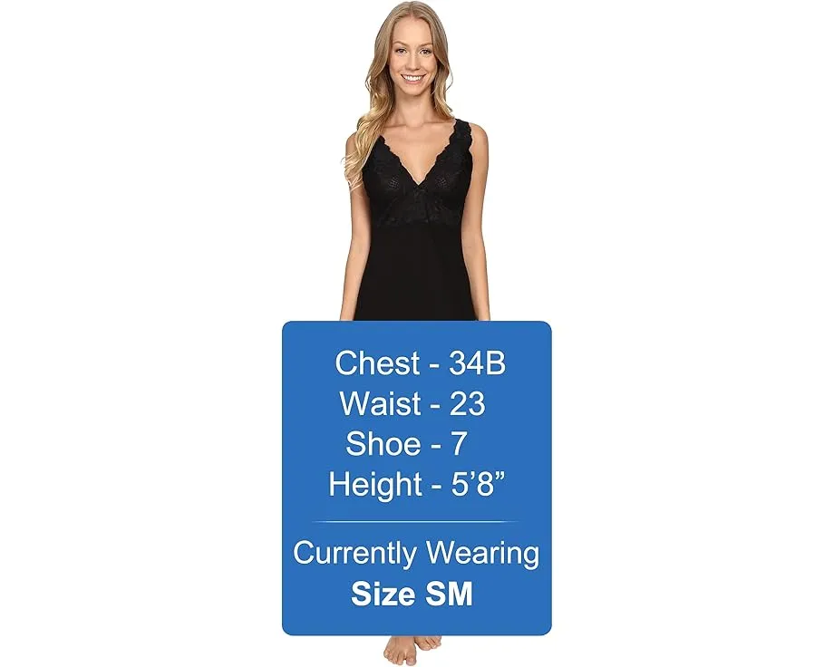 Комбинация Natori Zen Floral с кружевом и регулируемыми бретелями