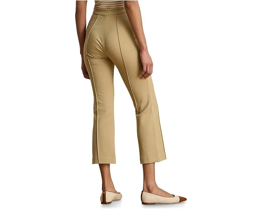 Брюки Lauren Ralph Lauren Petite из твила с расклешенными штанинами