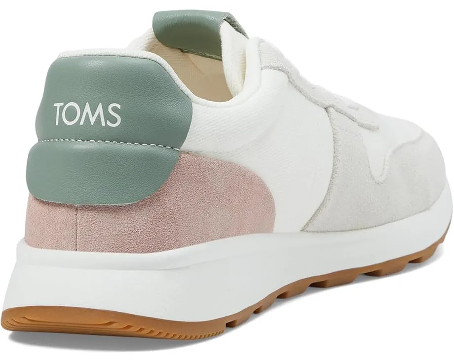 Кроссовки TOMS TRVL LITE Retro из замши с эластичным мысом и съемной стелькой