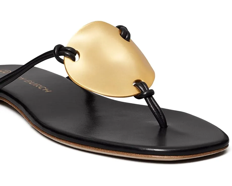 Сандалии Tory Burch Patos из кожи с открытым носком