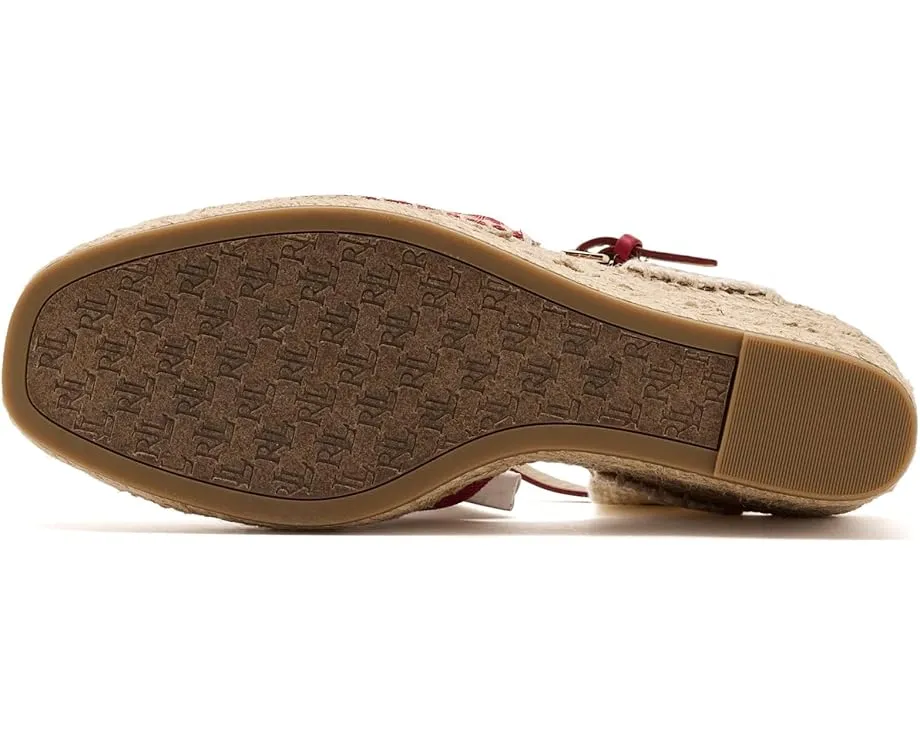 Эспадрильи Lauren Ralph Lauren Robby на клиновидном каблуке с квадратным носком и текстильным верхом