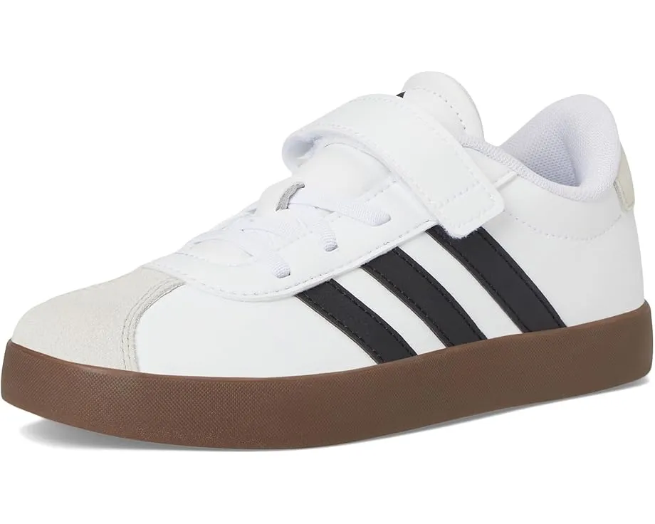 Кроссовки Adidas VL Court 3.0 с эластичными шнурками для детей