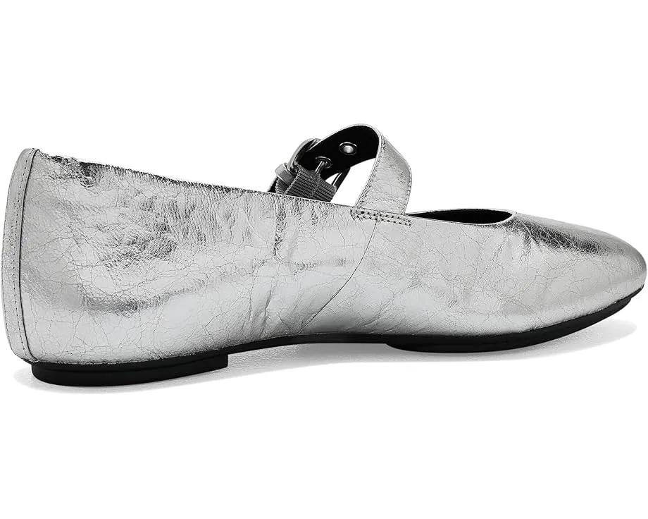 FitFlop Delicato Metallic Mary Janes на плоском ходу