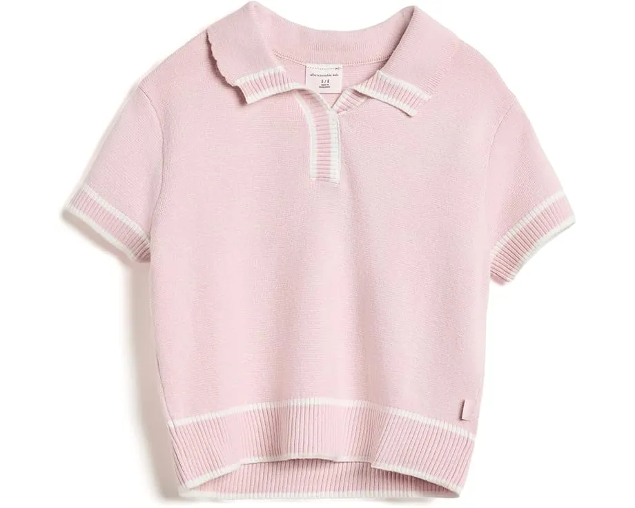 Свитер с коротким рукавом и отложным воротником для детей от abercrombie kids