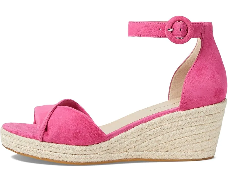 Босоножки на платформе Pelle Moda Kove с плетеным из джута клином и перекрученными ремешками