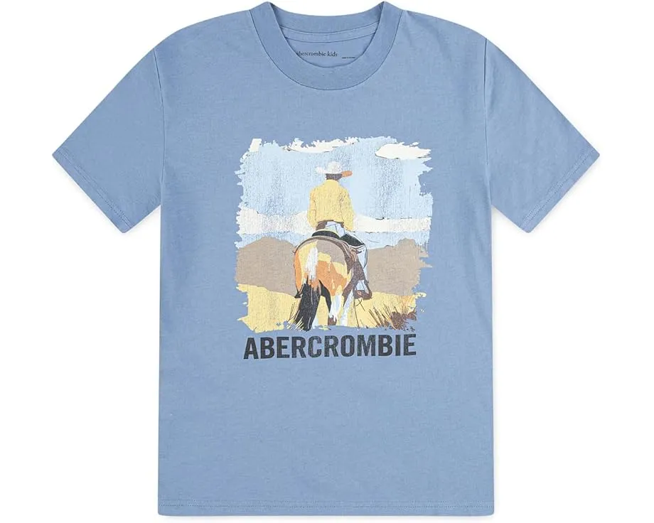 Футболка Back Trail для детей с принтом для приключений