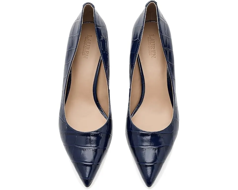 Туфли Adrienne из тисненой кожи крокодила Lauren Ralph Lauren