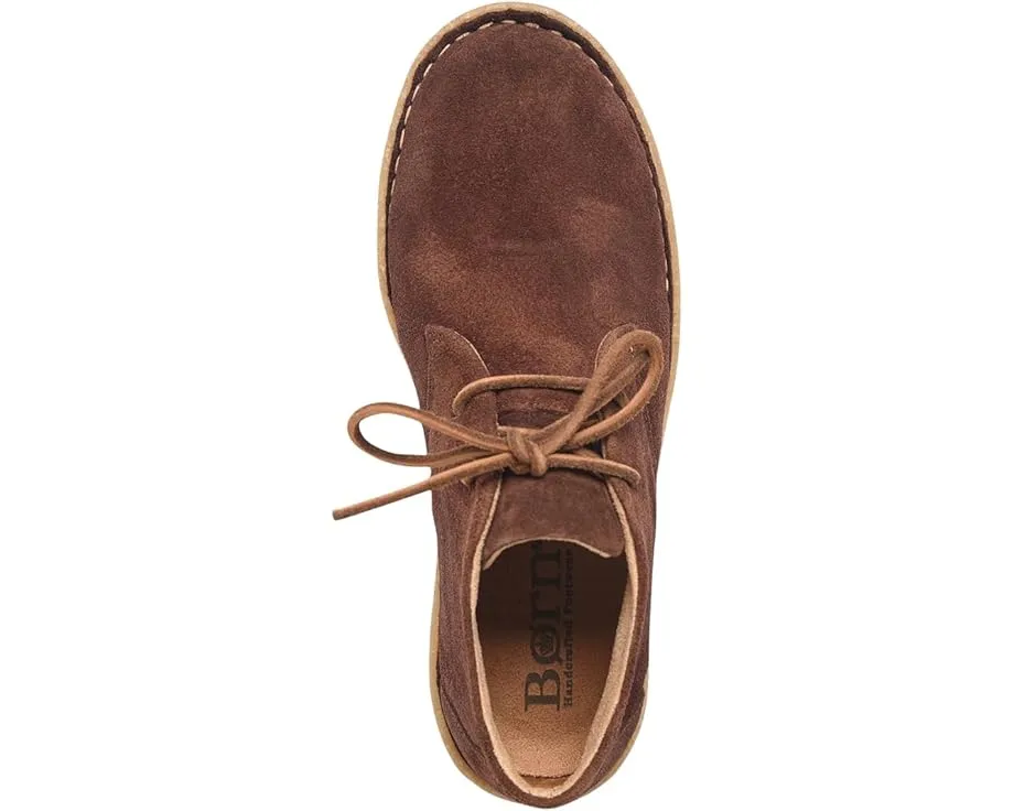 Ботильоны Born Nuala II из замша с отворотом и шнуровкой