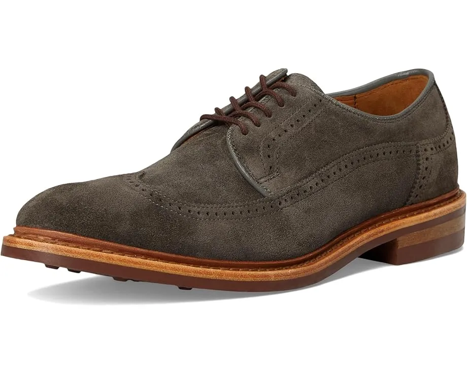 Туфли Allen Edmonds Winstonmok Derby из замши с контрастной строчкой