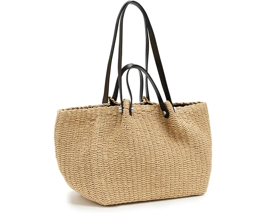 Сумка-тоут AllSaints Allington из соломки с магнитной застежкой