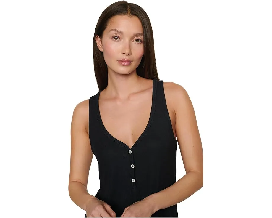 Майка Eberjey Dream Rib V Neck из модала с расслабленным кроем