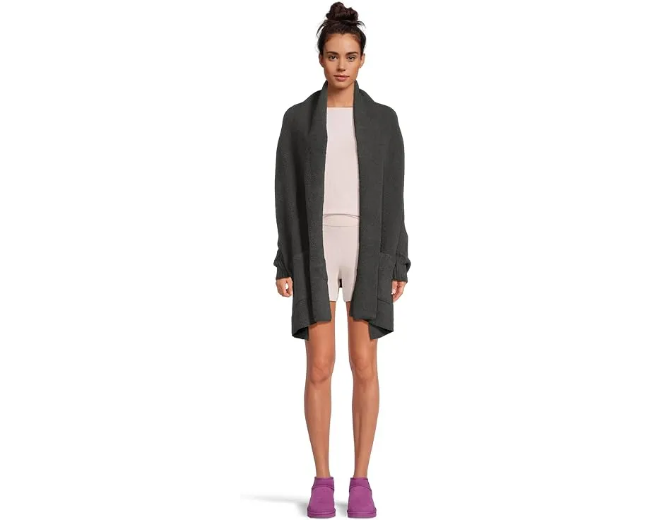 Плед-кардиган Barefoot Dreams CozyChic из мягкого микрофибрового трикотажа