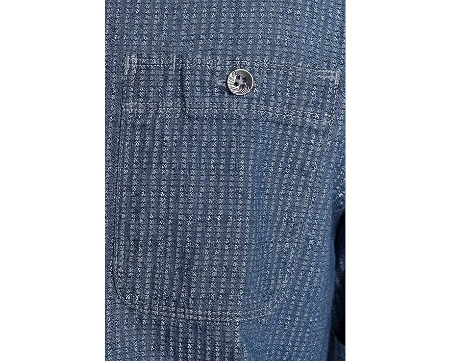 Рубашка Tommy Bahama Wild Indigo Plaid в клетку с эффектом поношенности