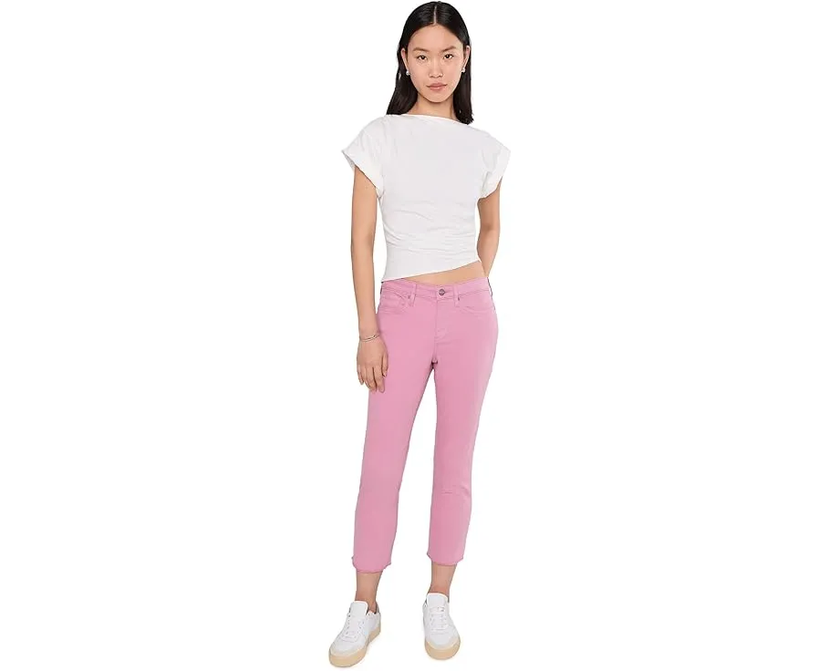 Укороченные джинсы Petite Sheri с бахромой от NYDJ с технологией Lift Tuck