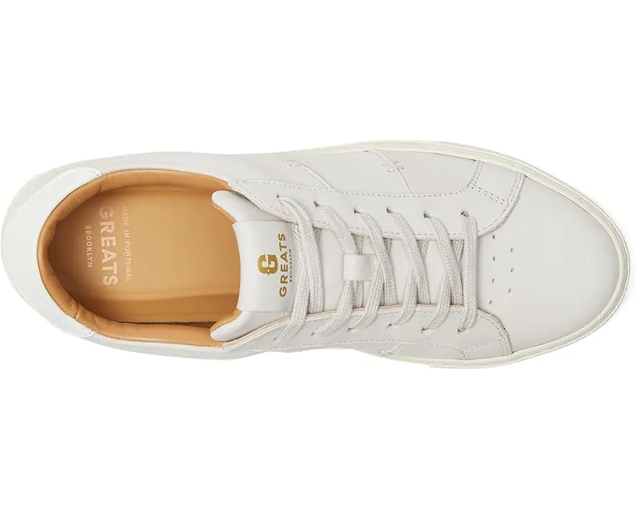 Кроссовки GREATS Royale 2.0 из премиальной кожи с резиновой подошвой