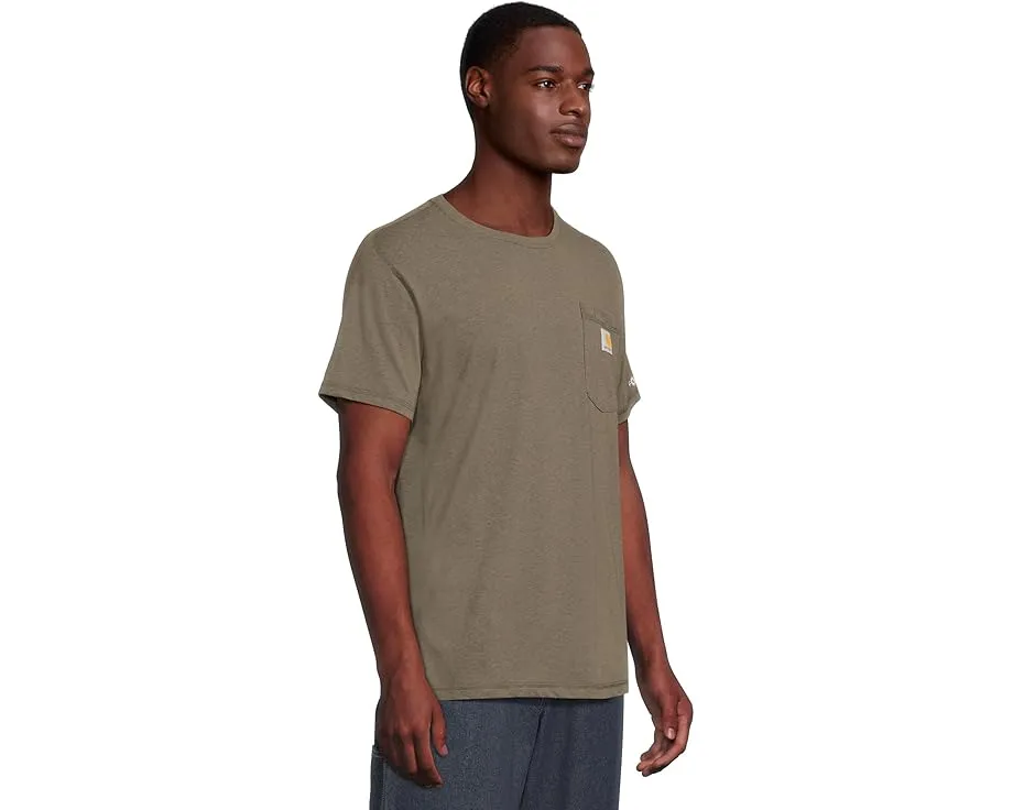 Футболка Carhartt Force Relaxed Fit Midweight с карманом и защитой UPF 25+