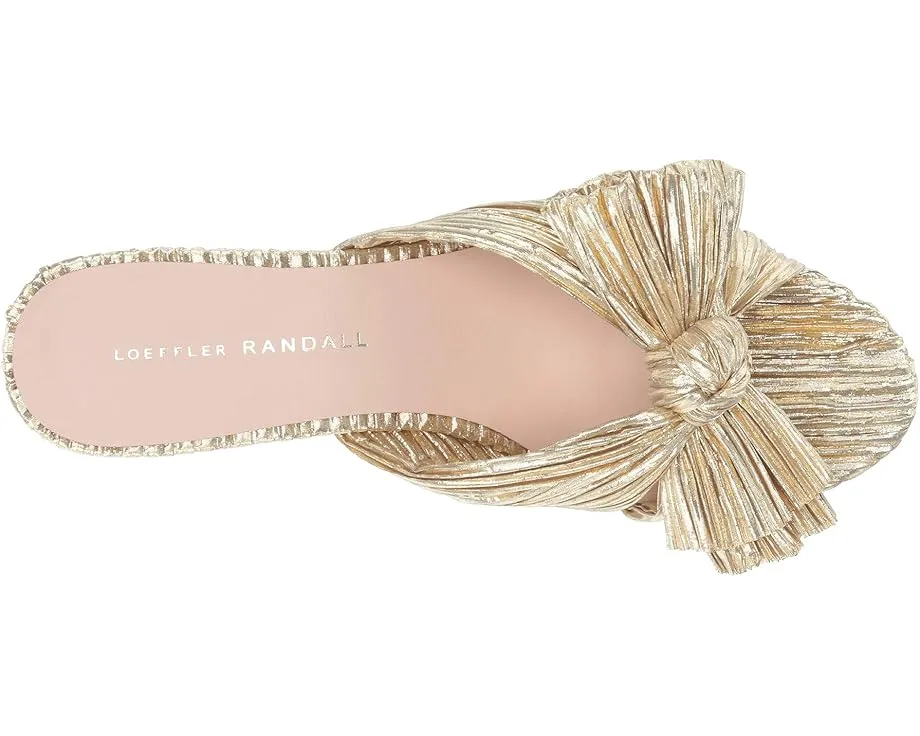 Босоножки-мюли Loeffler Randall Emilia с плиссировкой и узлом